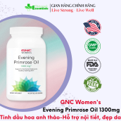[CHÍNH HÃNG] GNC Women s Evening Primrose - Viên uống tinh dầu hoa anh thảo hỗ trợ cân bằng nội tiết, làm đẹp da