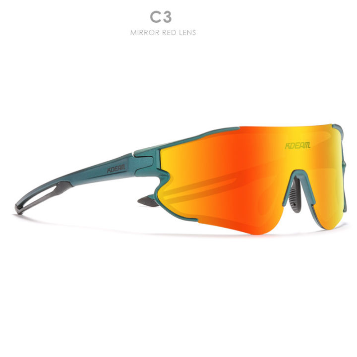 2021KDEAM 2021 New Deisgn TR90 Polarized Men Sunglasses Driving Travelling Windproof Goggles Gafas de sol Women Safety Glasses Big