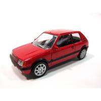 【Quality】 1/64เปอโยต์205 GTI รถของเล่นโมเดลคลาสสิกวินเทจรถของเล่นเรทโทรโลหะผสม