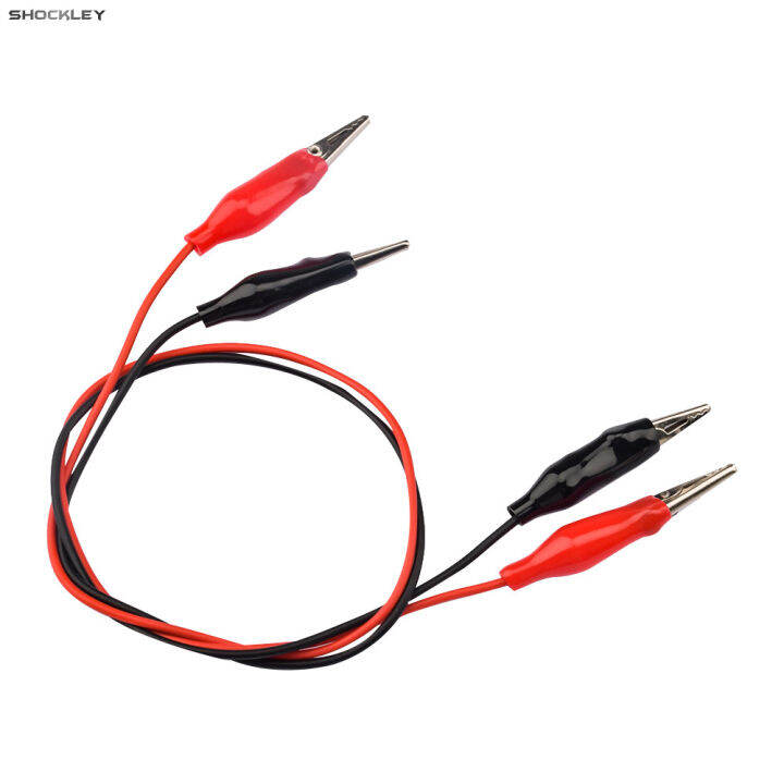 Shockley Dual Ended Alligator Clips Test Lead Black&Red Test Cable Soft ...