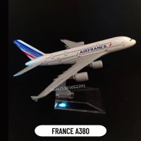 1:400 Metal Aircraft Model Replica, Air France A380 Airplane Scale Aviation Diecast Miniature Art Home Office Decor Toy Gift