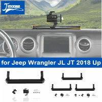 JIDIXIAN Car Center คอนโซลขยายผู้ถือศัพท์มือถือกล้องสำหรับ Jeep Wrangler JL Gladiator JT 2018 Up อุปกรณ์เสริม