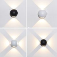 LED Wall Lamp Modern Minimalist Style IP65 Waterproof Indoor/Outdoor AC85-265V 6W/12W Lamps With 3 Years Warranties