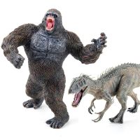 [Free ship] Hand-colored simulation Jurassic tyrannical Tyrannosaurus rex dinosaur model chimpanzee solid desktop decoration