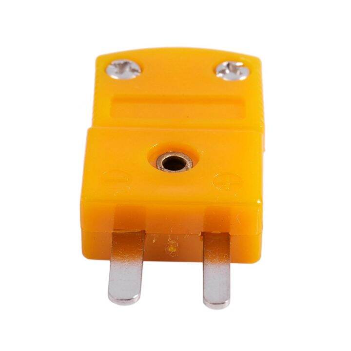 5pcs-rtd-circuits-k-type-temperature-sensor-thermocouple-plugs-yellow