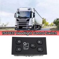 1507637 Black Headlight Control Switch Truck Switch for Scania SCANIA P G R T Series