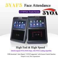 Face Facial TCP IP Attendance Access Control Biometric Time Clock Recorder Employee Digital Electronic Standalone Reader 5YAF5