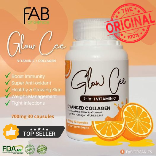 GLOW CEE 7in1 Vitamin C Sodium Ascorbate Collagen Rosehip Turmeric