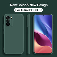 Poco F3 PocoF3 Poco F 3 Pro กรณีต้นฉบับสแควร์ซิลิโคนเหลวฝาครอบโทรศัพท์อ่อนสำหรับ Xiaomi Poco F3 Poco F3 PocoF3 Poco F 3 Pro-Duueir