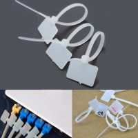 250pcs Multifunction Anti-rust 4x150mm Tools Acid-resistance With Marking Tag Self-locking Fixed Nylon Loop Zip Cable Tie Cable Management