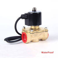 Waterproof Electric Solenoid Valve 1/4" 3/8" 1/2" 3/4" 1" DN8/10/15/20/25/50 Normally Closed Pneumatic for Water Oil Air Valves