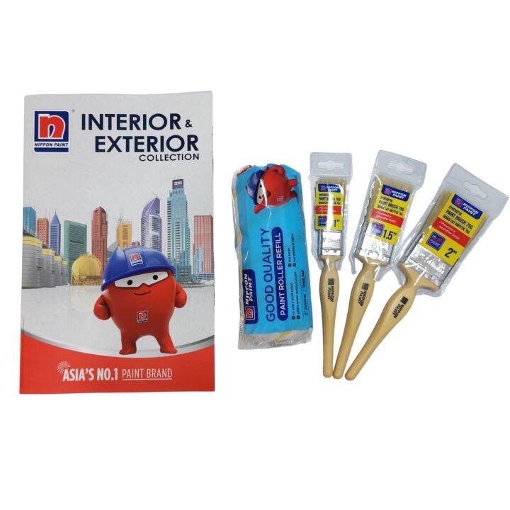 FREE NIPPON PAINT INTERIOR & EXTERIOR COLOR BOOK + SET OF VALUE PACK