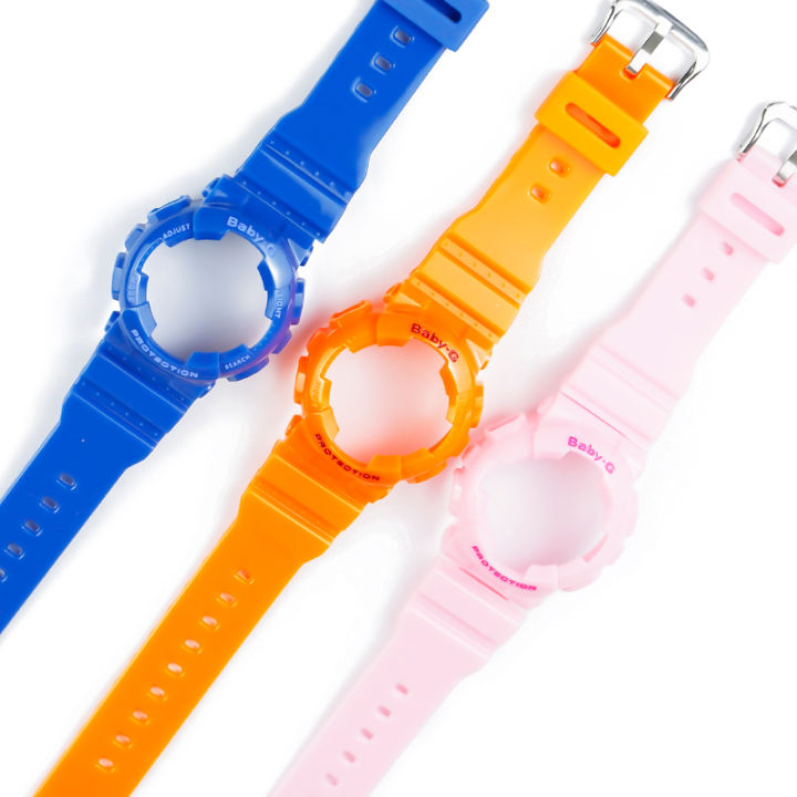 ซิลิโคนผิวแมตต์-bezel-นาฬิกา-casio-สำหรับ-baby-g-ba-110-112-111-ไม่รวมนาฬิกา-frosted-ชุดซิลิโคน-smooth-เคสซิลิโคน-สายนาฬิการวมเครื่องมือ