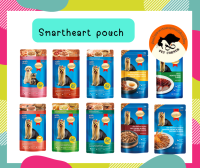 Smartheart สมาร์ทฮาร์ท อาหารเปียกสุนัข เกรดพรีเมี่ยม 120-130g เพาซ์หมา