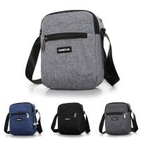 Men Phone Bags Diagonal Mini Shoulder Multi-Function Mobile Phone Bag Outdoor Sports Bag Fashion Wide Shoulder Bags