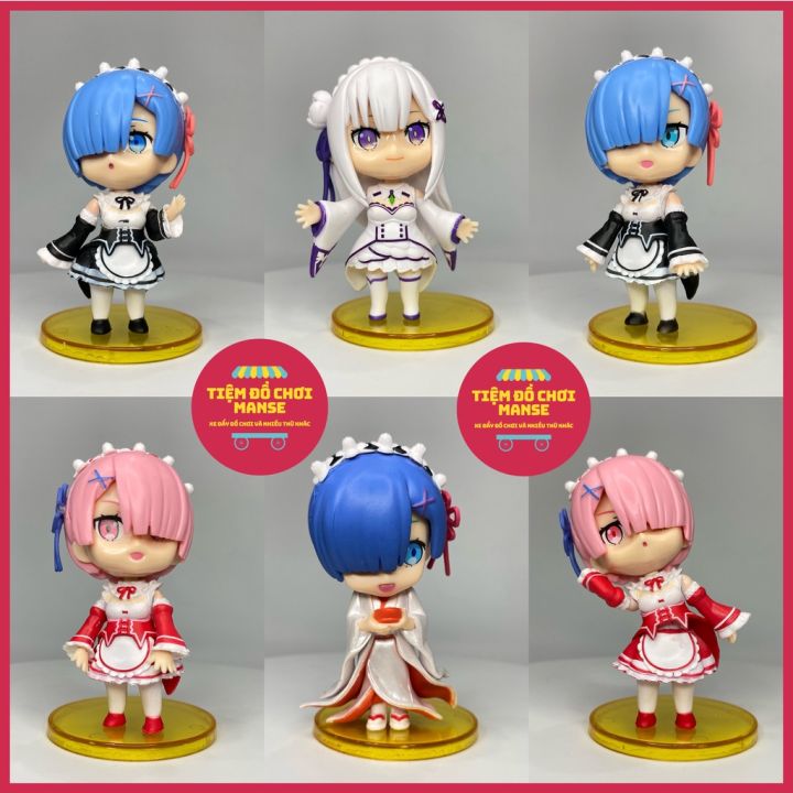 Mô hình nhân vật Nendoroid ReZero REM tượng trang trí trưng bày anime chibi   Lazadavn