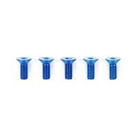 [ชุดแต่งรถบังคับ] TAMIYA 53772 OP.772 3x8mm Countersunk Hex Head Screw/blue (5pcs.) ชุดแต่งทามิย่าแท้ rc