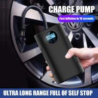 Car Tire Inflator Portable Electric Air Pump Wired Wireless Air Compressor for Car Tires Super Fast Inflator for Car Bike Ball Air Compressors  Inflat