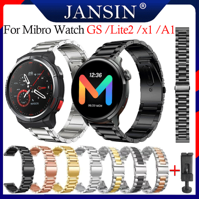 สาย Mibro Watch Lite2 สายนาฬิกา สแตนเลส Mibro Watch x1 นาฬิกาสมาร์ท สายโลหะ Mibro Watch A1 สาย