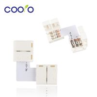 【DT】5pcs/lot  free soldering 10mm 3pin L shape PCB Board Connector for 5050 RGB LED Strip L Shape RGB LED Connector free shipping  hot