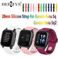 Silicone สายนาฬิกา For Garmin Venu Sq 2 สาย Garmin Venu Sq music smartwatch Sport สำหรับ 20mm Silicone Bracelet For Garmin Venu SQ สายนาฬิกา Accessories