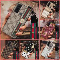 TPU protective Phone Case For TCL 20R 5G/Bremen 5G/20AX 5G New armor case waterproof Simple Lanyard Wristband silicone