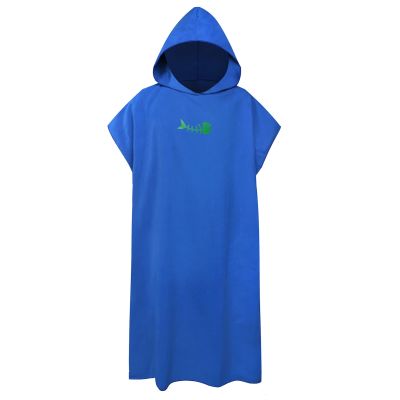 hotx 【cw】 Poncho Changing with Hood Microfiber Beach Blanket Swim Wetsuit
