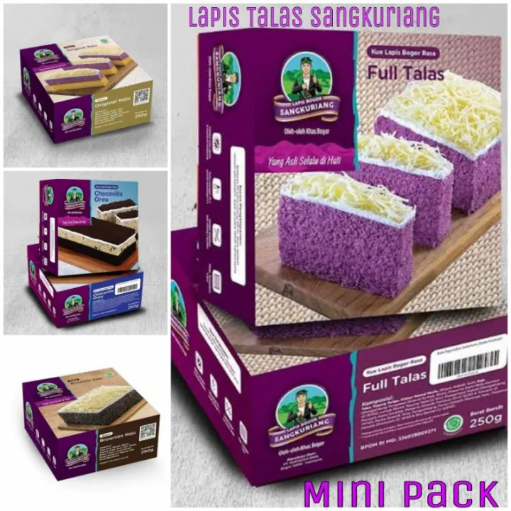 Lapis Talas Sangkuriang Bogor (Minimal order 3 pack ) Lazada Indonesia