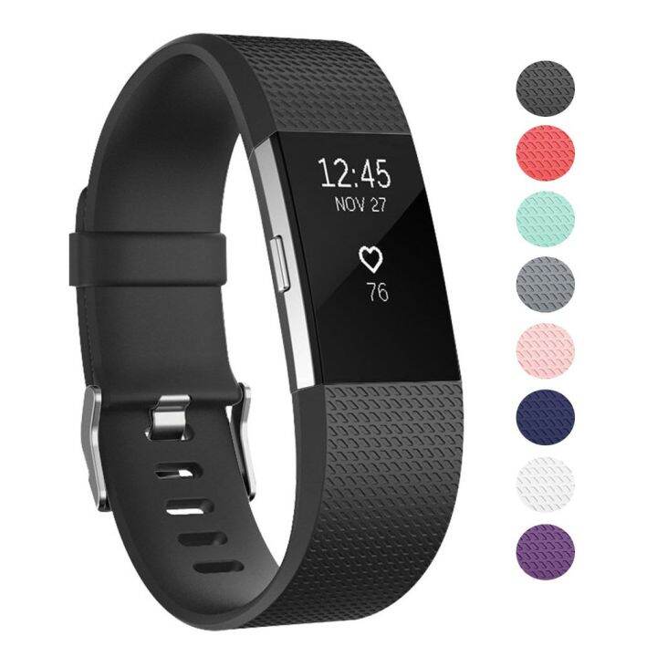 สายวงซิลิโคนนุ่มสำหรับ-fitbit-charge-2นาฬิกา