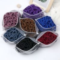 hot✉☈✆  50/100PCS 3cm Children Elastic Scrunchies Baby Hair Bands Headwear Accessories Gifts Holder