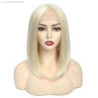 BCHR Lace Front Wig 613 Honey Blonde Colored Synthetic Short Bob Wigs for Women [ Hot sell ] TOY CENTER