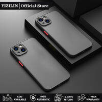 Yizilin เคสผิวด้านโปร่งใสเคสมือถือกันกระแทกใช้ได้กับ Iphone 14 13 12 11 Pro Max 12 Mini X XS Max XR 7/8 Plus ซิลิโคนอ่อนชัดเจนแข็ง