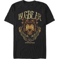 เสื้อยืดลาย Bugbear Dungeons &amp; ผ้าฝ้ายแขนสั้นมังกร