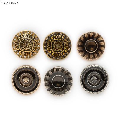 5pcs Epoxy Coating Retro Metal Buttons Clothing Sewing Decor Shoes Hat Bag Jewelry Home Crafts Gifts Packing Handmade DIY