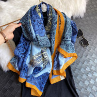 2021 winter Fashion carriage Shawls and Wraps Women Cotton and Scarf Female Foulard Echarpe Designer Bandana Beach Hijab