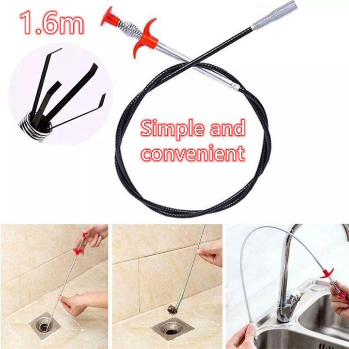 Sink Cleaning Tool Drain Cleaner for Kitchen Clog Remover Pipe Dredging tool  New