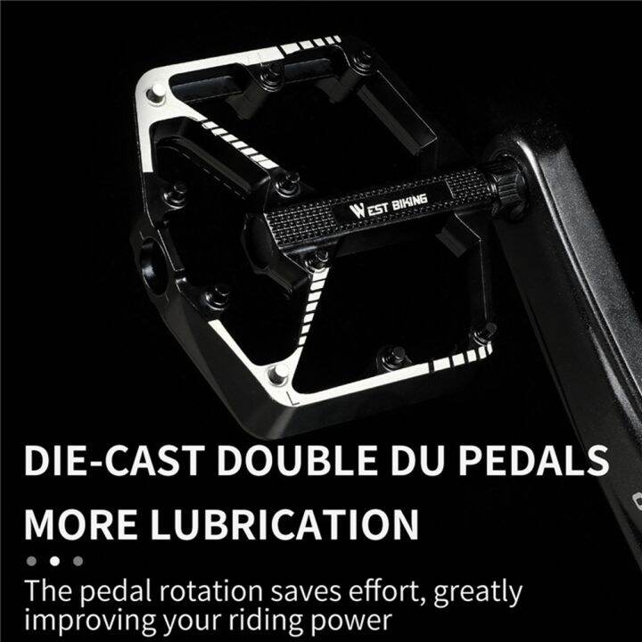 west-biking-ultralight-bike-pedals-du-bearing-mtb-mountain-road-bicycle-pedal-aluminum-alloy-anti-slip-bike-spare-parts