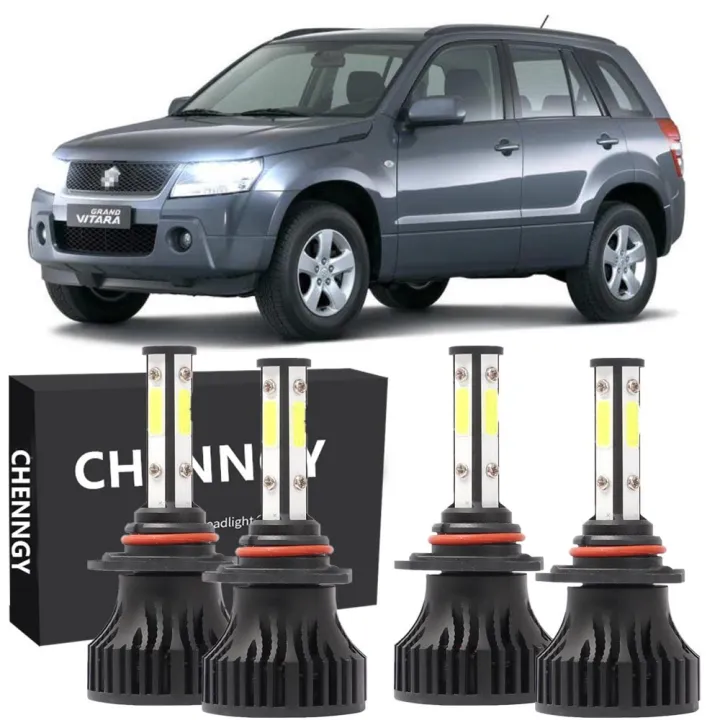 for Suzuki Grand Vitara 20062013 4PC 9005 9006 LED Headlight Bulbs