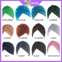 GARZHE24272 ทารกทารกแรกเกิด ผ้าคลุมศีรษะ beanies หมวกนอนหลับ ผ้าโพกหัวสีล้วน หมวกเคมีบำบัด ลมแห่งชาติเด็ก ผ้าพันคอหมวกโพลีเอสเตอร์