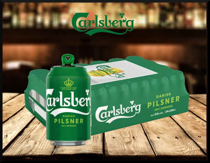 Carlsberg Danish Pilsner Beer 320ml X 24s Or 3 Cartons / 500ml X24 ...