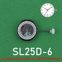 Movemnt Sunon Sl25 Sl25d-6นาฬิกาควอตซ์แบบ3ปฏิทินวันที่สำหรับวันหยุด