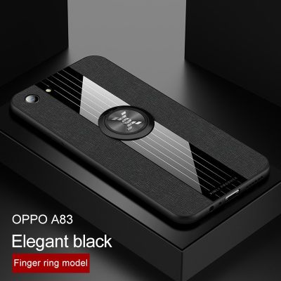 OPPO A83เคสแหวนสวมนิ้วกันกระแทก,สำหรับ OPPO A 83 OPPOA83เคสแข็งพร้อมขาตั้ง