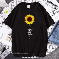 Beautiful Sunflower Of Hope Print Men T-Shirts High Quality Tee Shirts Vintage Breathable Male T Shirts Big Size Fashion Tshirts