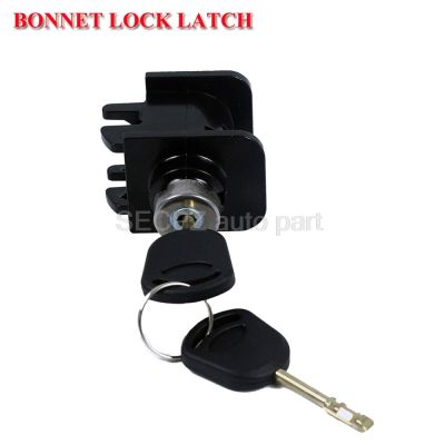 ☌ Bonnet Hood Lock Latch Cylinder with 2 Keys for Ford Transit MK6 2000-2006 4124287 Auto Parts