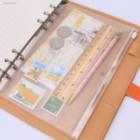 ✼✙ 1PCS/LOT A5/A6/A7 Storage Bag School Office Supply Transparent Loose sheet Notebook zipper Self-sealing File Holder