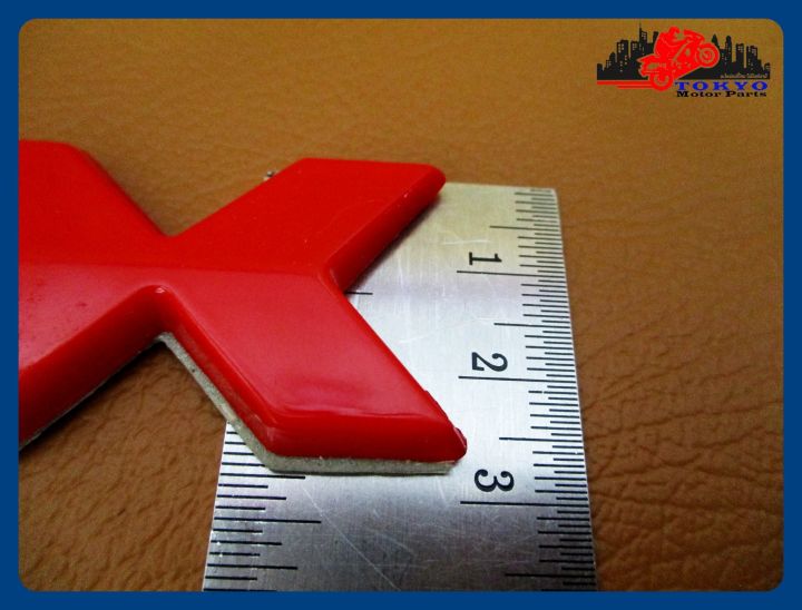isuzu-d-max-year-2012-2015-x-series-v-cross-rear-red-logo-emblem-size-21x3-cm-โลโก้-สติ๊กเกอร์-ข้อความ-d-max-สีแดง-พร้อมกาวติด-สินค้าคุณภาพดี