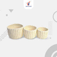 Rope basket set3pcs.ชุดตะกร้าเก็บของ 3 ชิ้น/เซ็ต