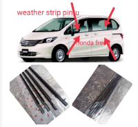 รถนอกหน้าต่างปั้น Weatherstrip ซีลเข็มขัดแถบสภาพอากาศพลาสติก Hor Honda Freed 2009 2010 2011 2012 2013 2014 2015