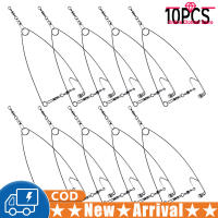 Fast Delivery 10pcs Automatic Fishing Hook Adjustable Rust Resistant Stainless Steel Hook Trigger Fishing Accessories Tools