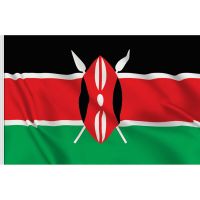 free shipping 90x150cm ken ke Kenya Flag 3x5ft Hanging Polyester standard Kenya Flag Banner